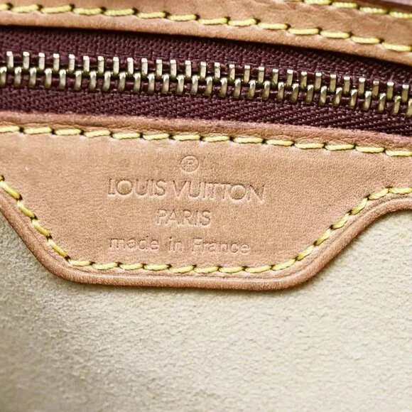 LOUIS VUITTON Logo Looping GM Shoulder Bag Monogram Leather Brown M51145 89FA801